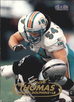 Zach Thomas Miami Dolphins 1998 Fleer Tradition NFL #141